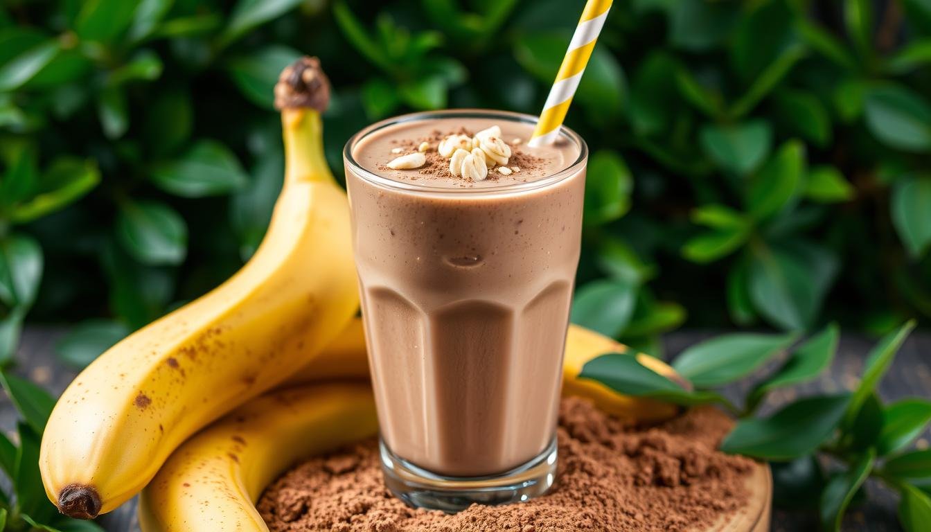 chocolate banana smoothie