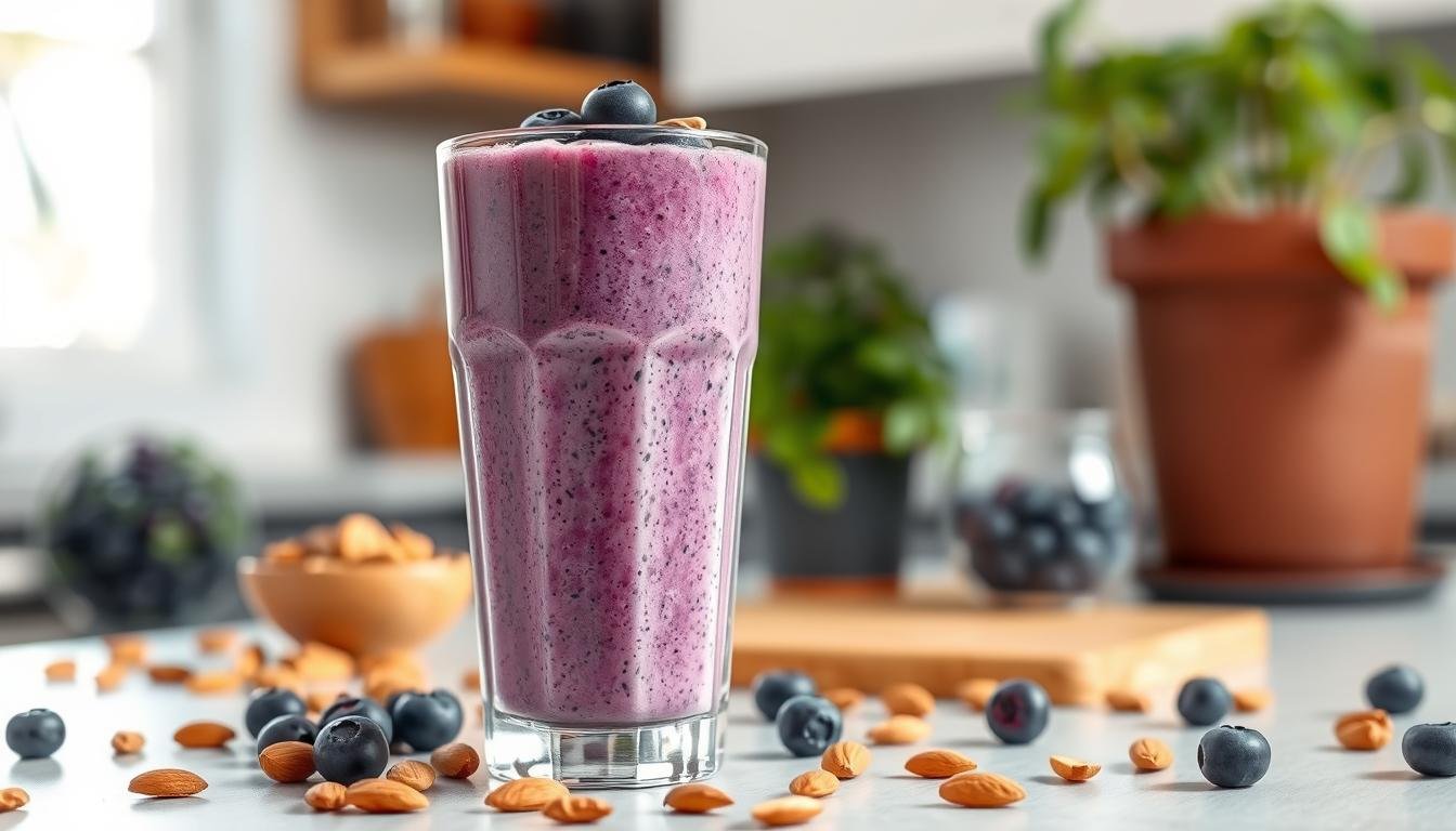 Blueberry Almond Delight Smoothie