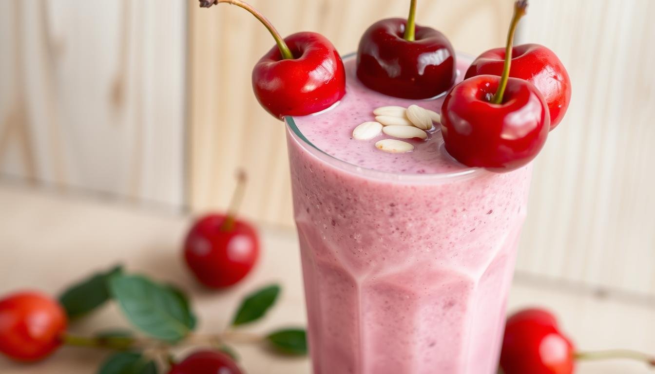 Cherry Almond Protein Boost Smoothie