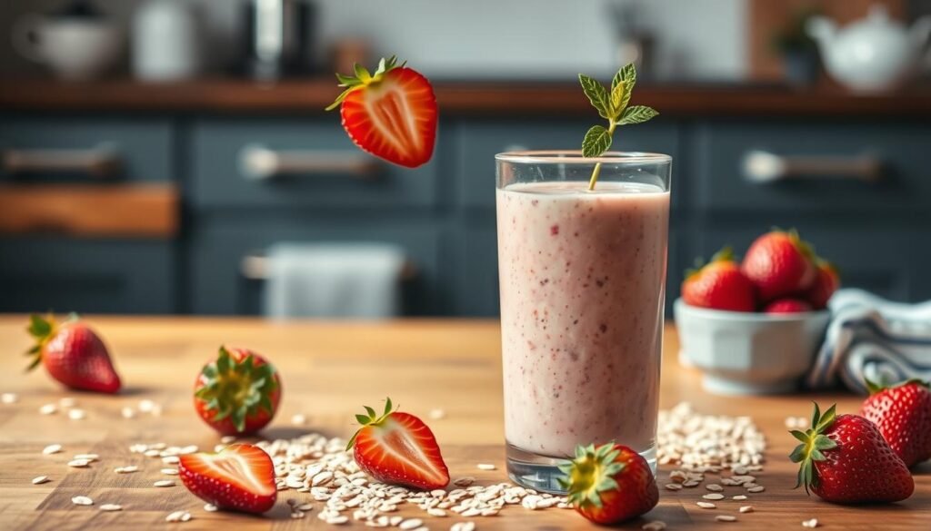 Strawberry Oat Fueler Smoothie