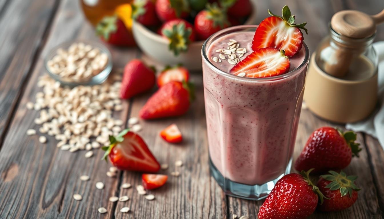 Strawberry Oat Fueler Smoothie