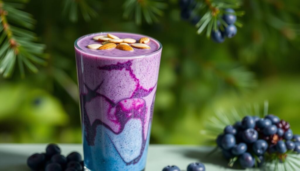 blueberry almond drink