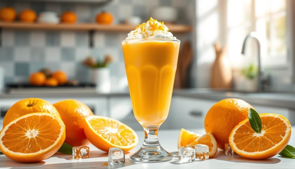 creamy orange smoothie